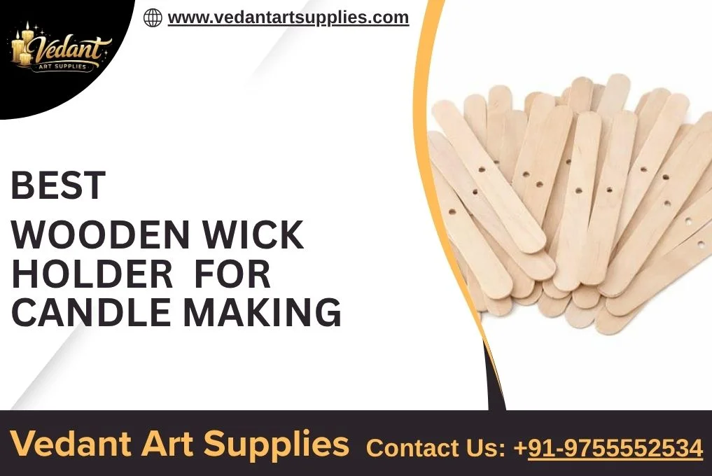 Wooden Wick Holder For Candle Making