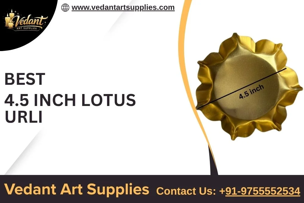 Metal Lotus Urli 45 Inch Wholesaler