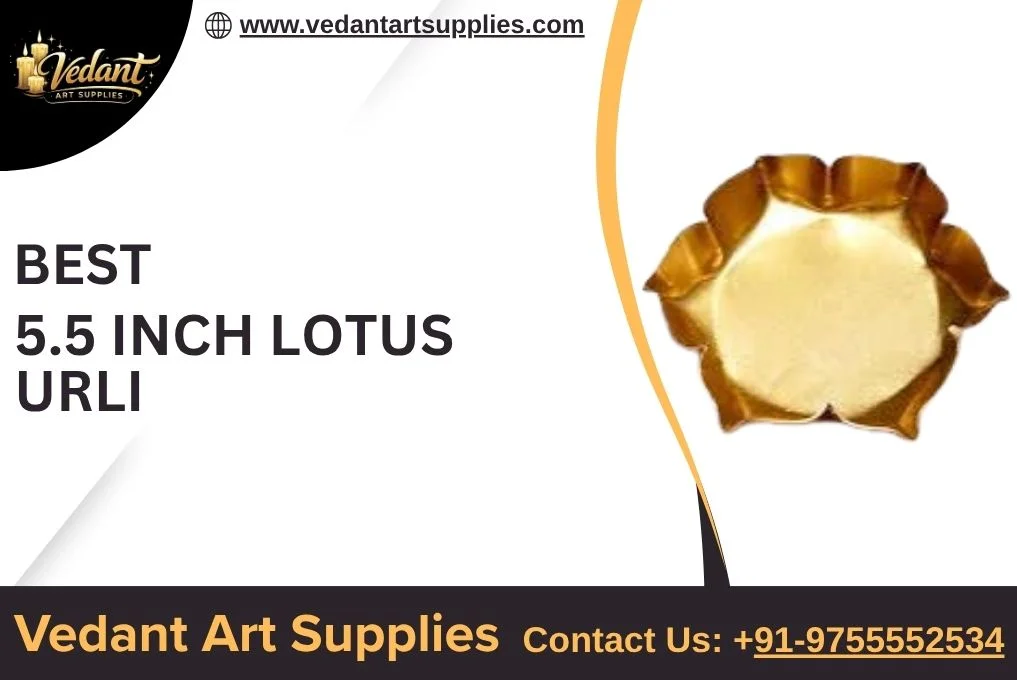 Metal Lotus Urli 5.5 Inch Manufacturer Supplier in Indore MP